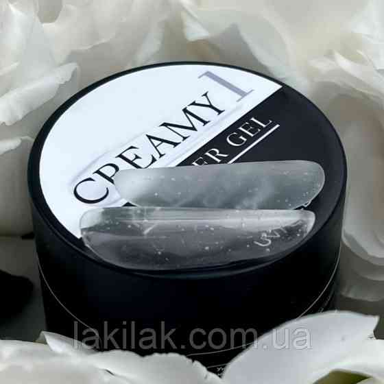 Гель для нарощення нігтів Crooz Creamy gel 01 (прозорий) 30мл Херсон
