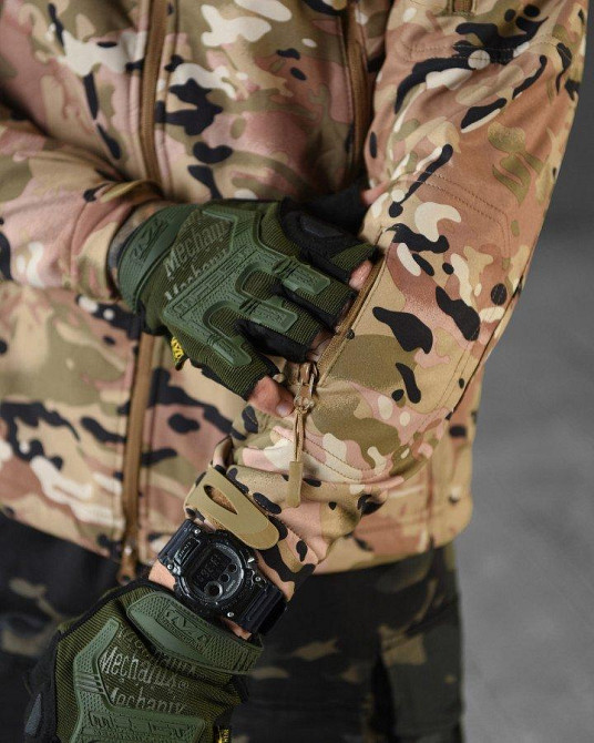 Демісезонна тактичоса куртка Soft Shell Windstoper мультикам ВТ6541 Одеса - фото 10