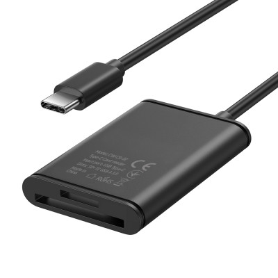 Зчитувач флеш-карт ColorWay USB-C to USB 3.0/SD/MicroSD (CW-CR-02) Вінниця - фото 9