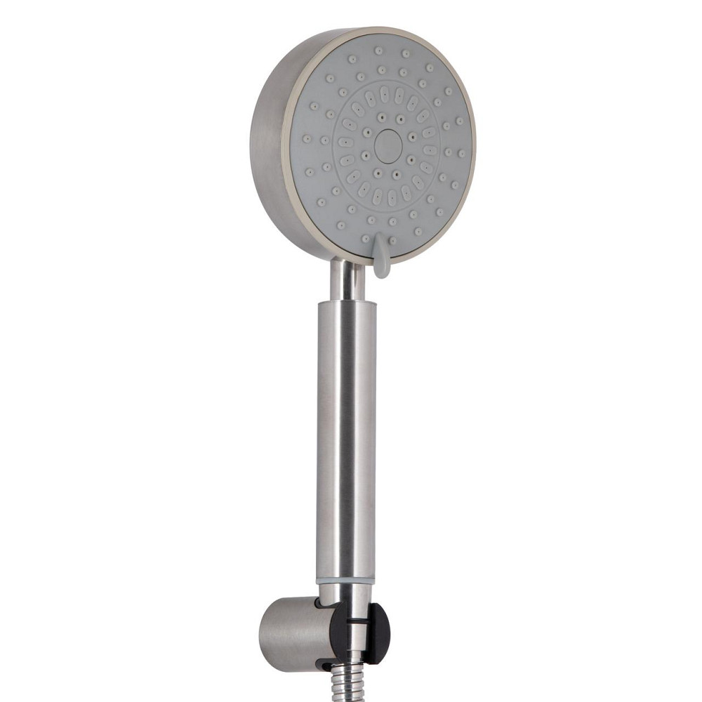 Змішувач для ванни Lidz Luna 005 (з душовим гарнітуром) (k35) LDLUN005NKS46093 Nickel Київ - фото 3