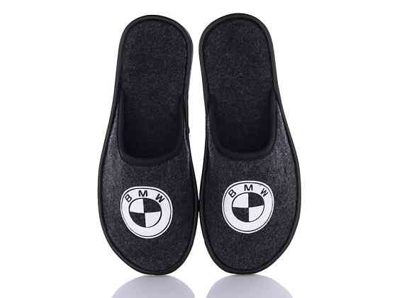Хатні капці чоловічі BMW кімнатні тихий хід Повсть сірий, капці 43 Одеса