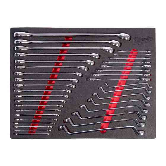 Ложемент з ключами накидними MAX BITE MILWAUKEE (36шт) (45х536х417мм) для візків Одеса