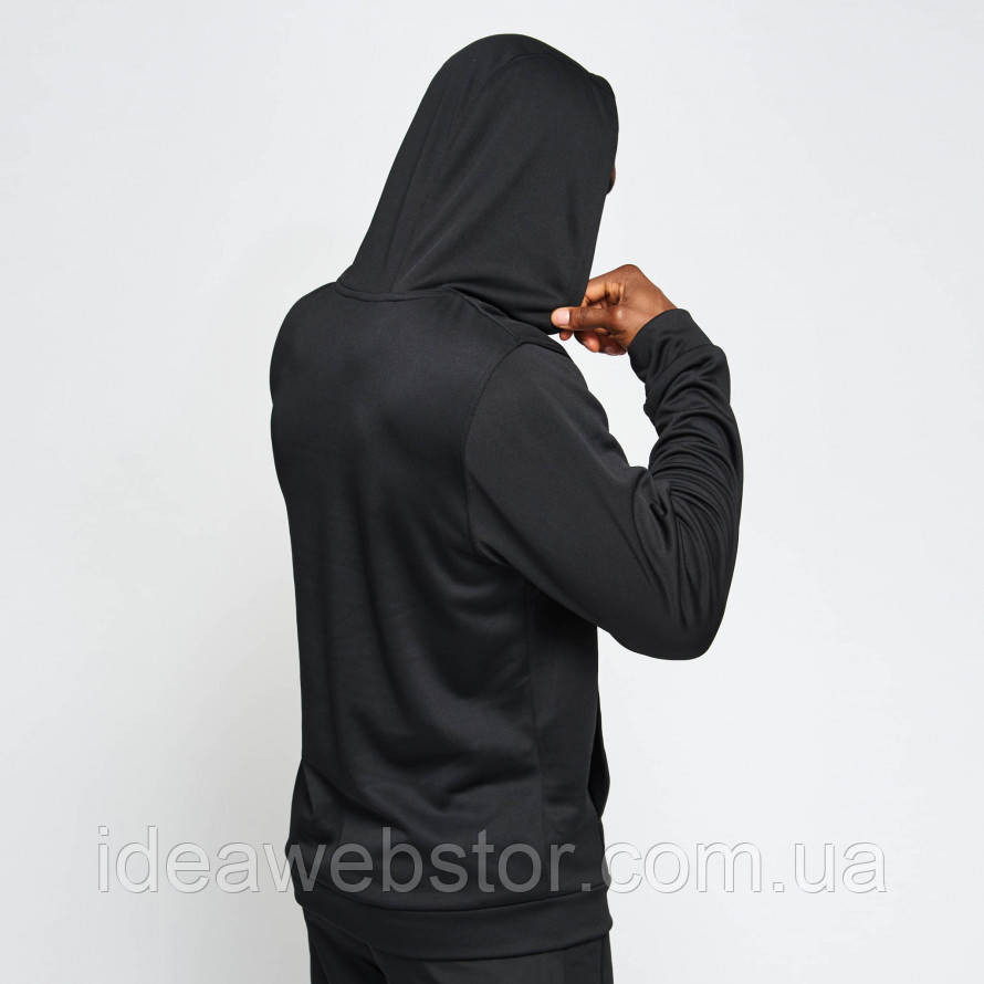 Толстовка чоловіча з капюшоном Leone Logo Black чорна спортивна кофта худі для тренувань фітнесу та повсякденного носіння 2XL Київ - фото 9