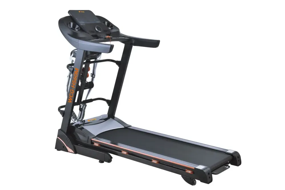 Бігова доріжка електрична з масажером та гантелями H560М Бігові доріжки Київ - фото 1