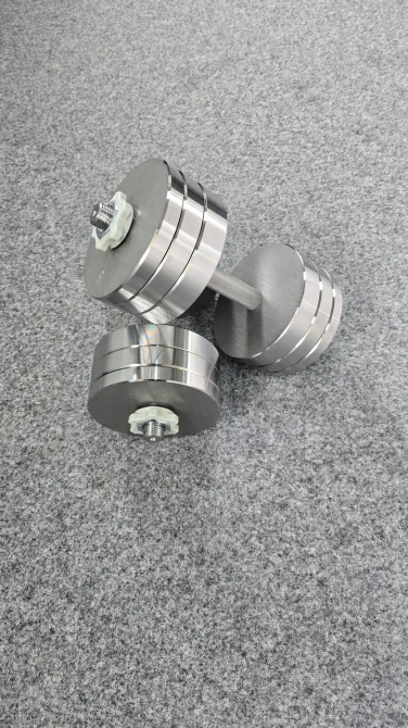 Гантелі набірні 2 по 28 кг металеві без покриття Kachai Zelezo Iron Pro Київ - фото 2