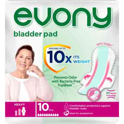 Урологические прокладки Evony Heavy 10 капель 10 шт. (8690536820252) Винница