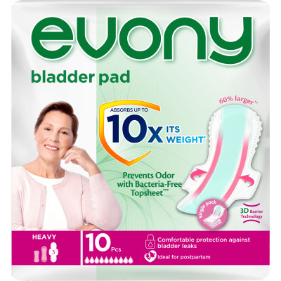 Урологические прокладки Evony Heavy 10 капель 10 шт. (8690536820252) Винница - изображение 1