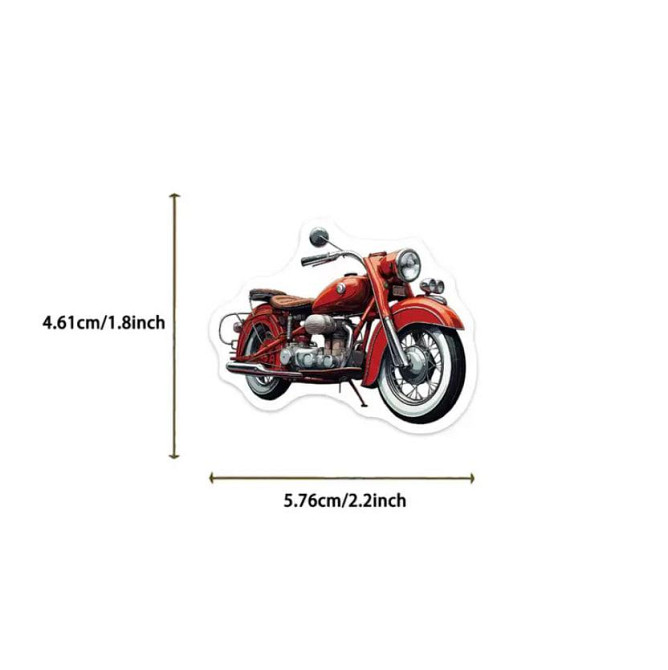Стикеры с мотоциклами. Водонепроницаемые виниловые наклейки, мотоциклы стикерпак, наклейки для детей Киев - изображение 2