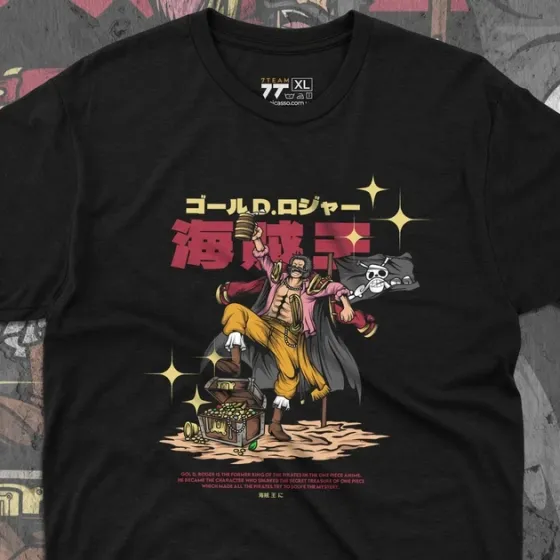 Футболка для подростка мальчика с принтом Ван Пис Gold D Roger Размер 160 Anime10240 Днепр