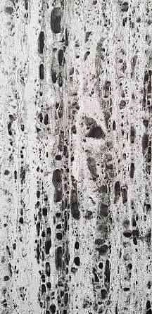 Шпалери вінілові на флізеліні Marburg Travertino 1.06х10 абстракція смуги кори дерева чорні сіро-бежеві Київ