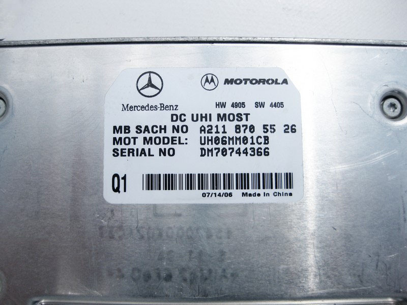 Mercedes-Benz  A2118705526 Блок мобільного телефону CLS C219 E-Class W211 ML W164 SL R230 R-Class W251 Одеса - фото 3