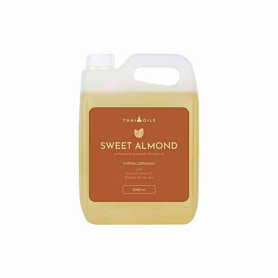 Профессиональное кокосовое массажное масло «Thai Oils» «Sweet almond» 3000 ml Киев