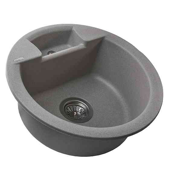 Гранітна мийка Globus Lux GURON сірий камінь 480 мм-А0005 Київ