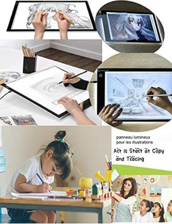 Световой планшет XIAOSTAR A4 для рисования и копирования, LED, 3 уровня яркости, USB Type-C, черный Киев