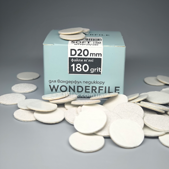 М'які змінні файли 180гріт для пододиску 20мм Wonderfile (50шт) Херсон
