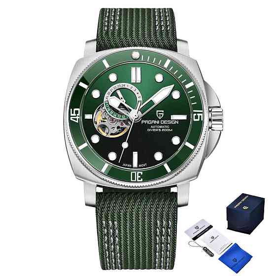 Pagani Design PD-1736 Silver-Green SBR Київ