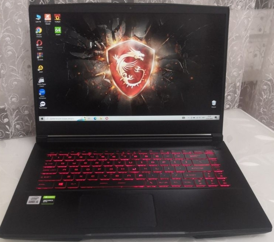 Ноутбук Ігровий: MSI 144Hz./ i5- 10500H x 12 CPU / GTX 1650 / RAM16GB/SSD512Gb. Ідеал! Київ - фото 7