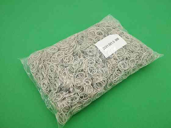 Резинка для купюр №20 ( белая )*1,5мм  1 кг 