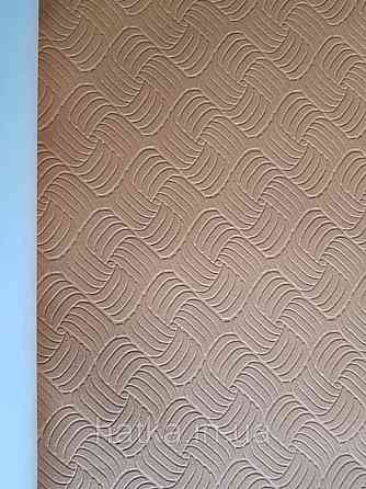 Шпалери вінілові Lutece Melody 51197302 геометрія смуги фігури структурні руді теракотові Київ