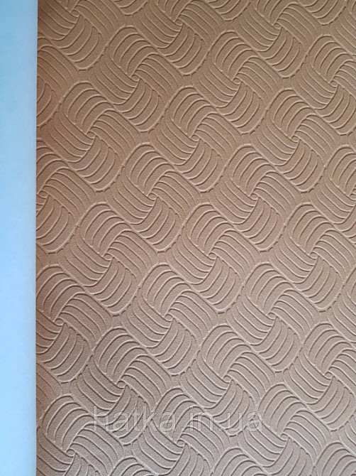 Шпалери вінілові Lutece Melody 51197302 геометрія смуги фігури структурні руді теракотові Київ - фото 1