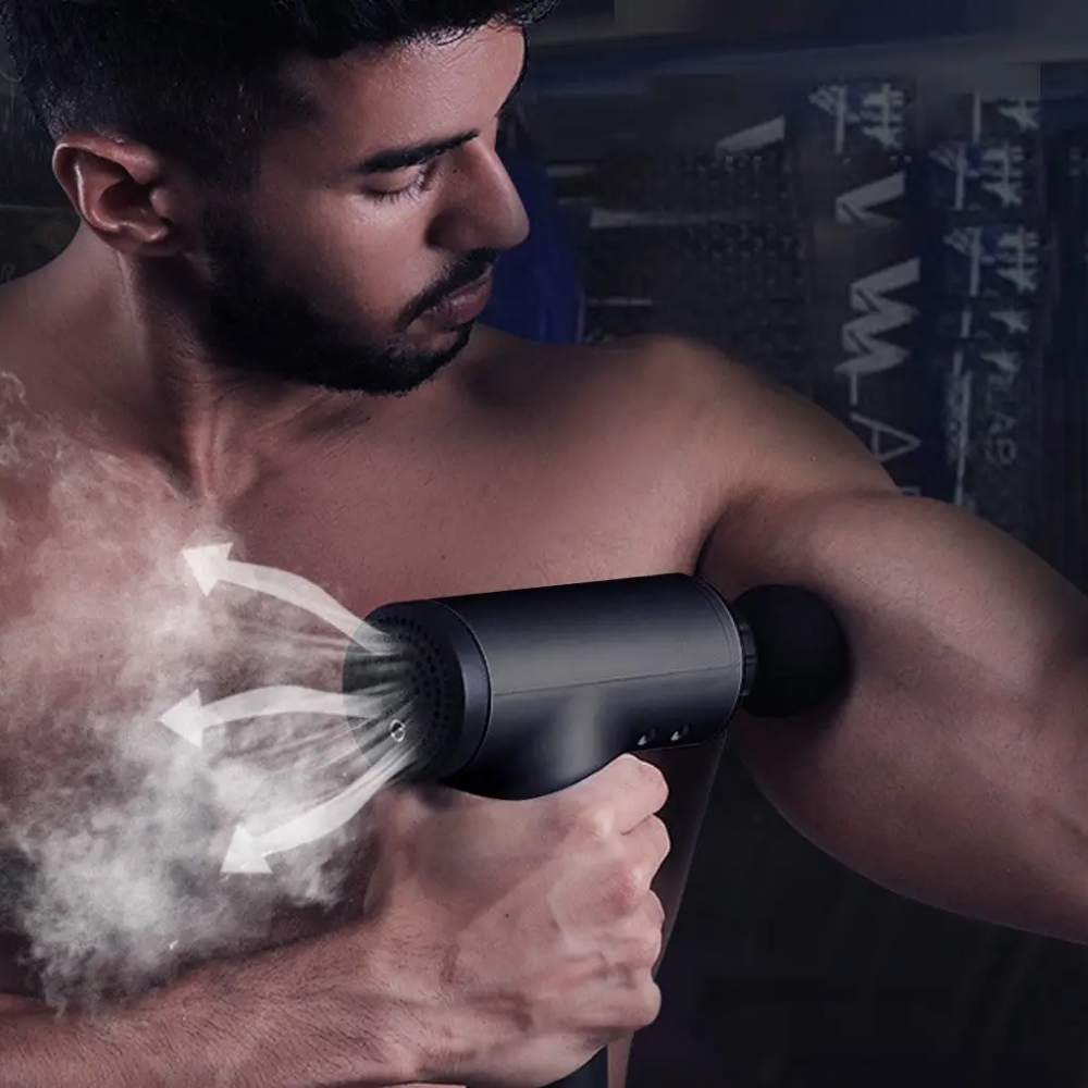 Портативный массажер для тела Fascial Gun KH-320 SBR Киев - изображение 2