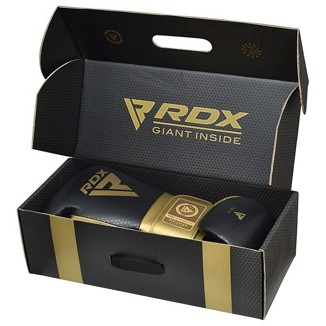 Боксерські рукавиці RDX MARK PRO SPARRING TRI LIRA 2 GOLDEN-14 унцій (капа в комплекті) Кам'янське - фото 8