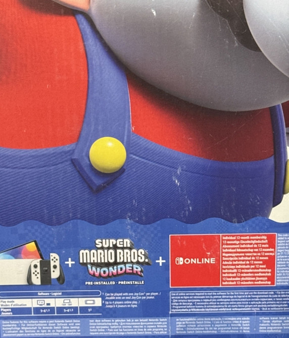 Приставка Nintendo Switch OLED + Mario Wonder. Харків - фото 3