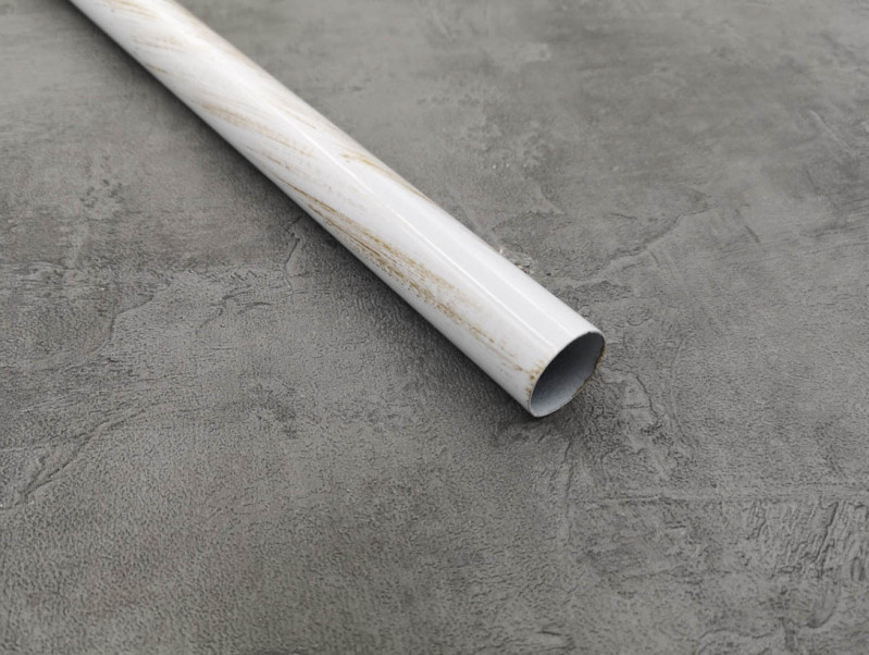 Труба Orvit ГЛАДКА 16 мм, довжина 300 см, БІЛЕ ЗОЛОТО Львов - изображение 2