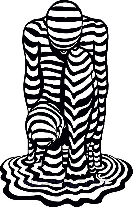 Декоративное настенное Панно «Человек» Декор на стену Чорний, 90*57 см Киев - изображение 10