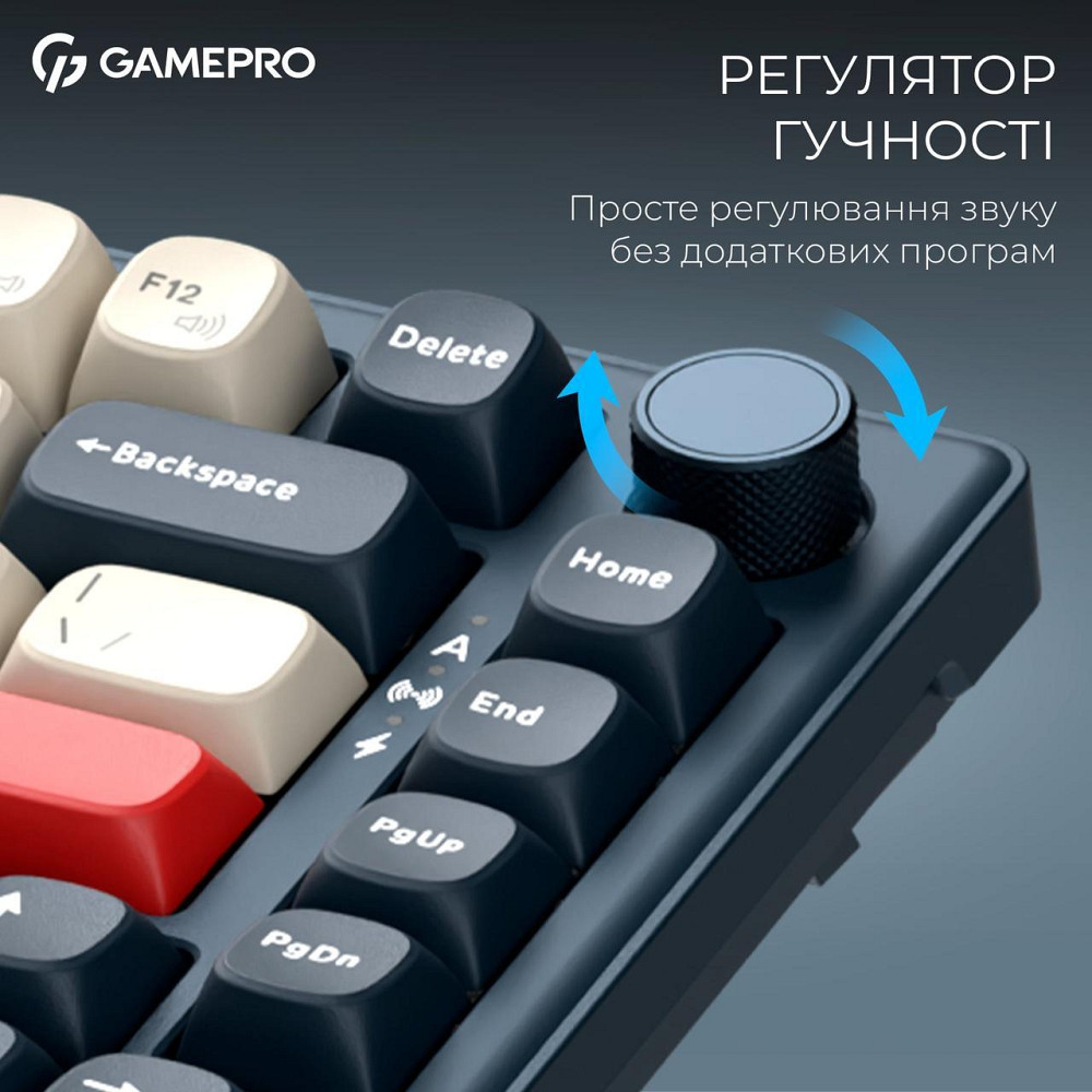 Клавіатура бездротова GamePro Asgard Yord Keychron Super Red Switch Blue (MK266BL) ( 13565 ) Харьков - изображение 19