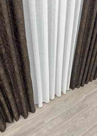 Шторна тканина льон мармур, колекція "Pavliani ХО" колір венге 1910ш Київ