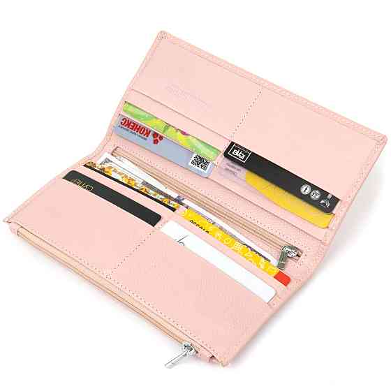 Женский кошелек из натуральной кожи ST Leather 19383 Розовый Киев