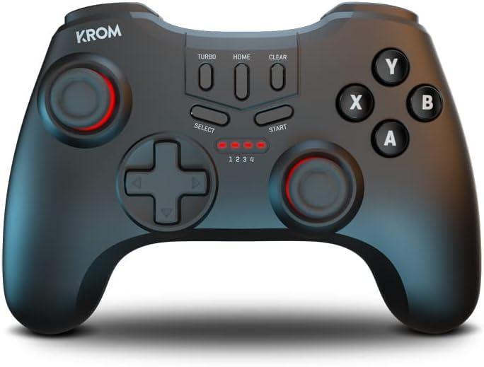 KROM KENZO Competition бездротовий геймпад Bluetooth 5.0 USB‑C з тримачем для смартфона 15 програмованих кнопок для PC PS3 PS4 Київ - фото 2