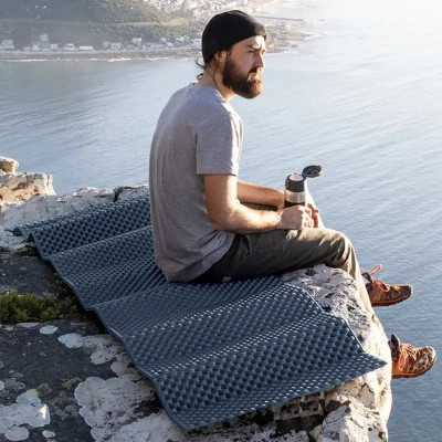 Туристический коврик Naturehike IXPE CNK2300DZ017 алюмінієва плівка 200 x 65 х 2 см бежевий (6976023923180) Винница - изображение 6