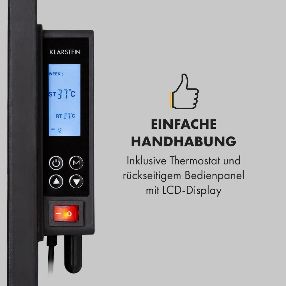 Инфракрасный обогреватель Wonderwall Earth 80x60см 550Вт настенный черный (Германия, читать описание) Ровно - изображение 4