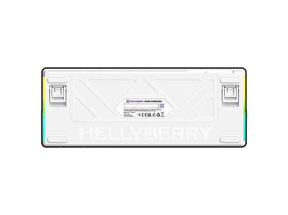 Клавіатура бездротова Hator Hellyberry HK60 Wireless White/Violet ( 13259 ) Харків