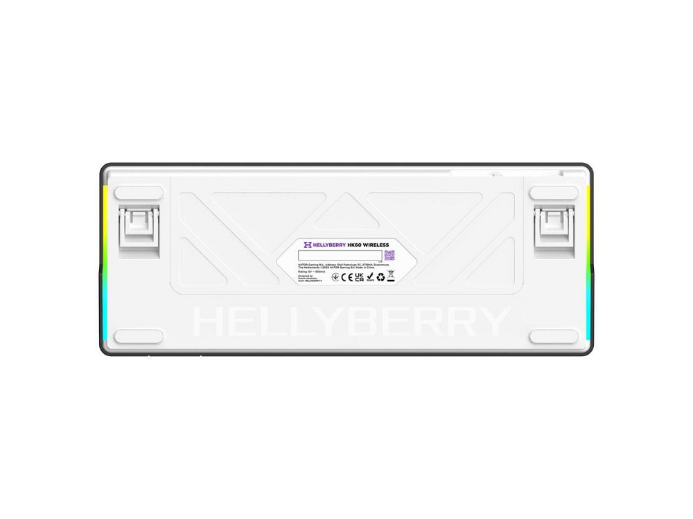Клавіатура бездротова Hator Hellyberry HK60 Wireless White/Violet ( 13259 ) Харків - фото 4
