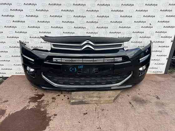 Бампер передній в зборі Citroen C3 2012-2015 (рестайлінг) Ковель