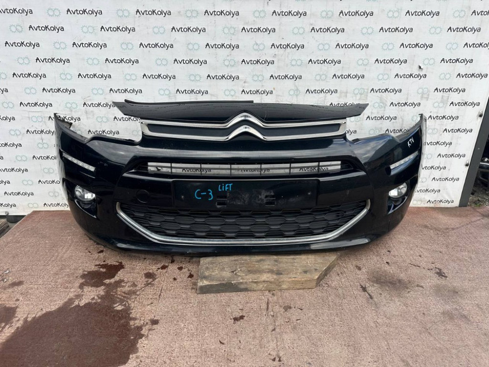 Бампер передній в зборі Citroen C3 2012-2015 (рестайлінг) Ковель - фото 5