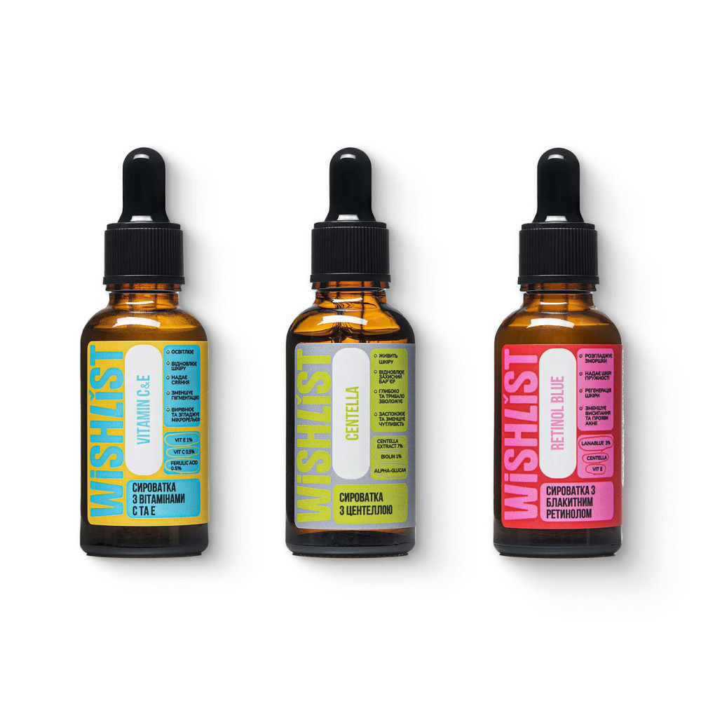 Набор сывороток для защиты и восстановления кожи WISHLIST Киев - изображение 9
