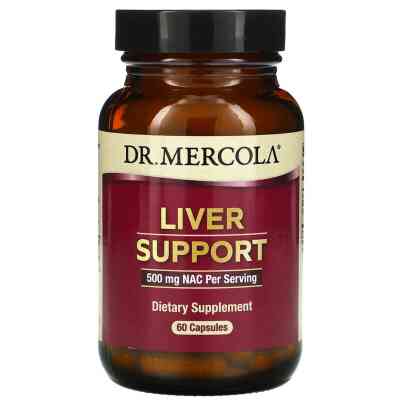 Антиоксидант Dr. Mercola Поддержка Печени, Liver Support, 60 капсул (MCL-01739) Винница