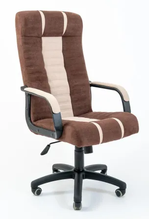 Офісне Крісло Керівника Richman Atlant Misti Пластік М1 Tilt Шоколадно-бежевий Київ