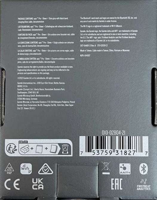 Смарт -Часы NEW Смарт-годинник Garmin Epix Pro Gen 2 51mm Slate Gray w. Black Band Київ - фото 1