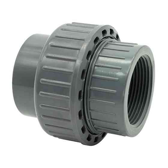 Муфта ПВХ Effast RERBOE063G розбірна із внутрішньою різьбою, 2