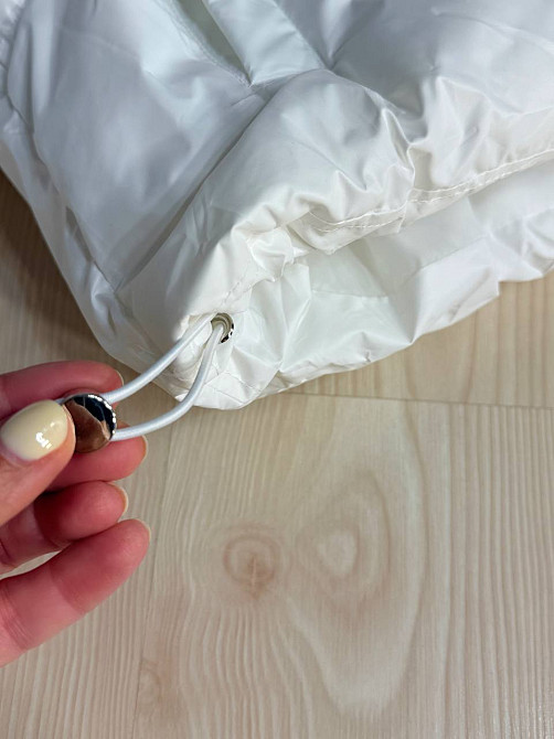 Куртка женская Lady Yep 10005 дутая пуффер с капюшоном белая, белый, 44 Киев - изображение 16