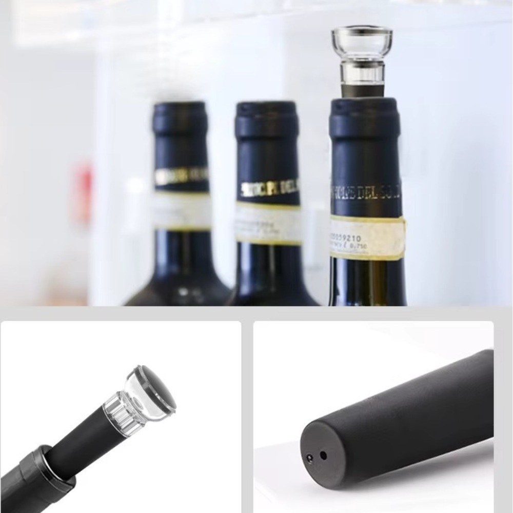 Электрический штопор на батарейках для вина 6в1 электроштопор, аэратор, 2 пробки, нож для фольги с подтавкой Каменец-Подольский - изображение 9
