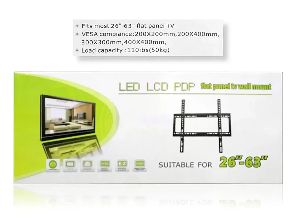 Настенное крепление для ТВ с диагональю от 26