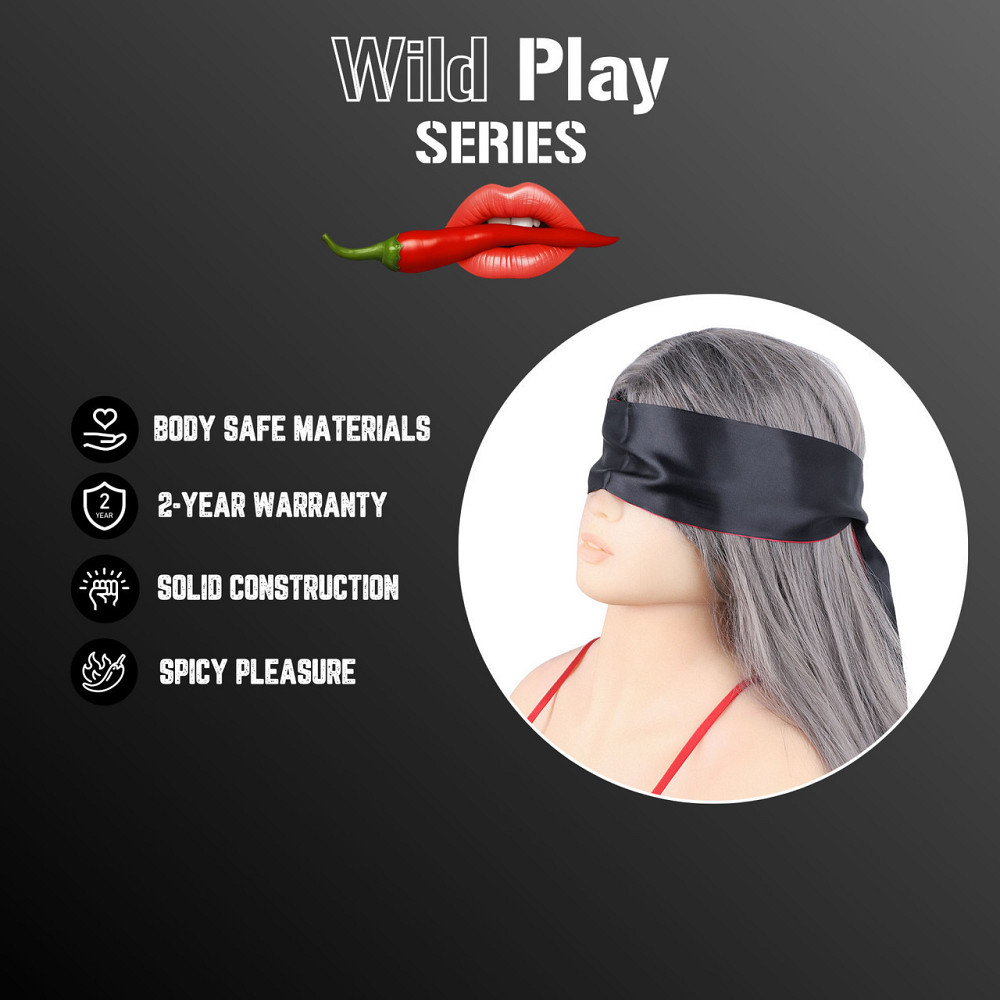 Пов'язка - Erospace Wild Play Satin Eye Mask C18 Sex Aura Київ - фото 2