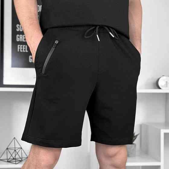 Чоловічі літні чорні шорти Pobedov Griz Київ