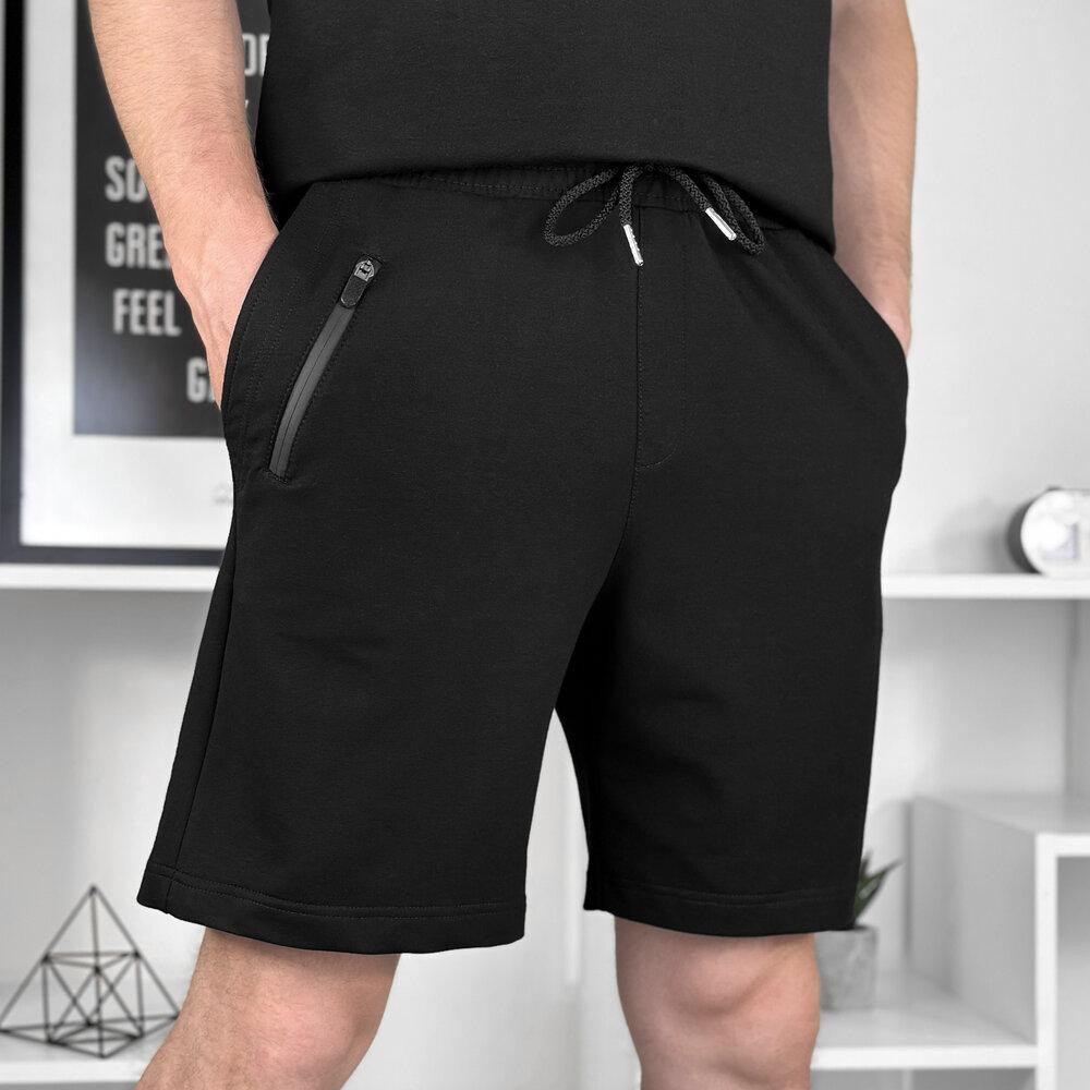 Чоловічі літні чорні шорти Pobedov Griz Київ - фото 6